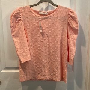 BNWT Loft puff sleeve top.